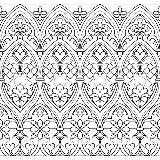 Exquisite Retro Floral Pattern