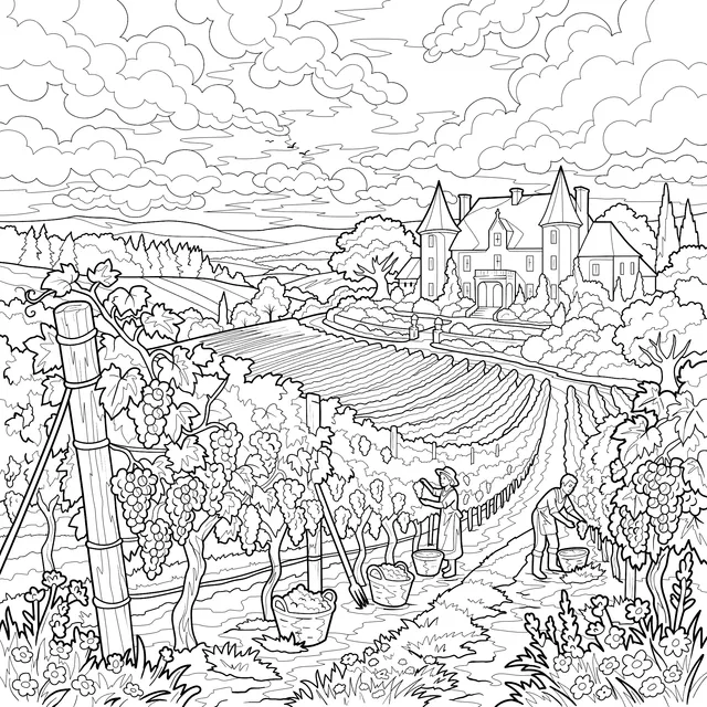 Idyllic Castle Landscape