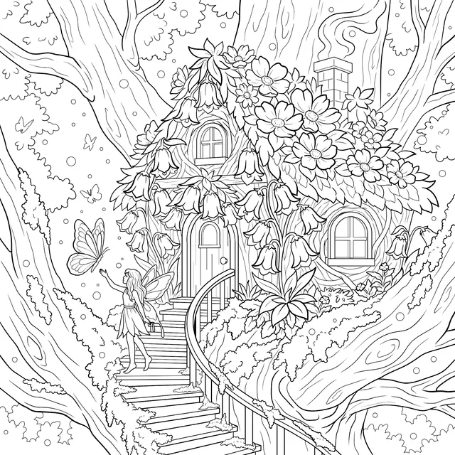 Enchanted Tree - house and Fairy