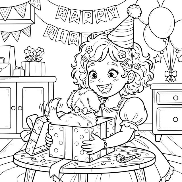 A Girl's Birthday Surprise