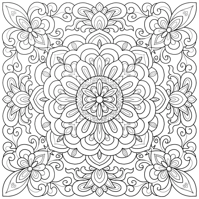 Exquisite Mandala Pattern