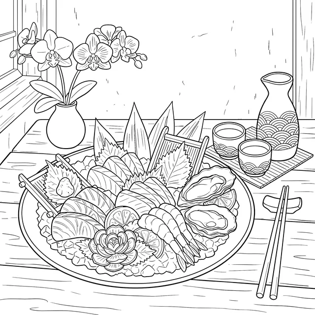 Japanese Sashimi Platter