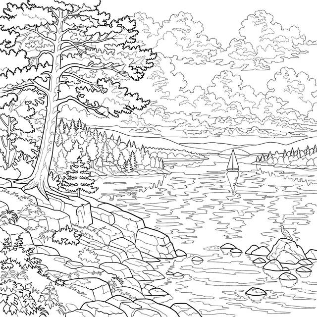 Lakeside Scenery