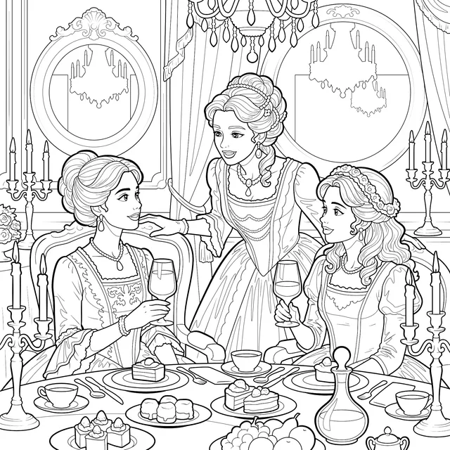 Noble Ladies' Afternoon Tea Party