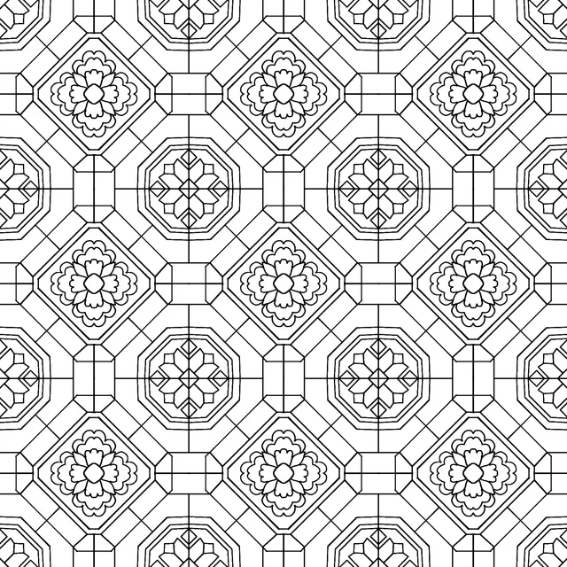 Retro Tile Pattern