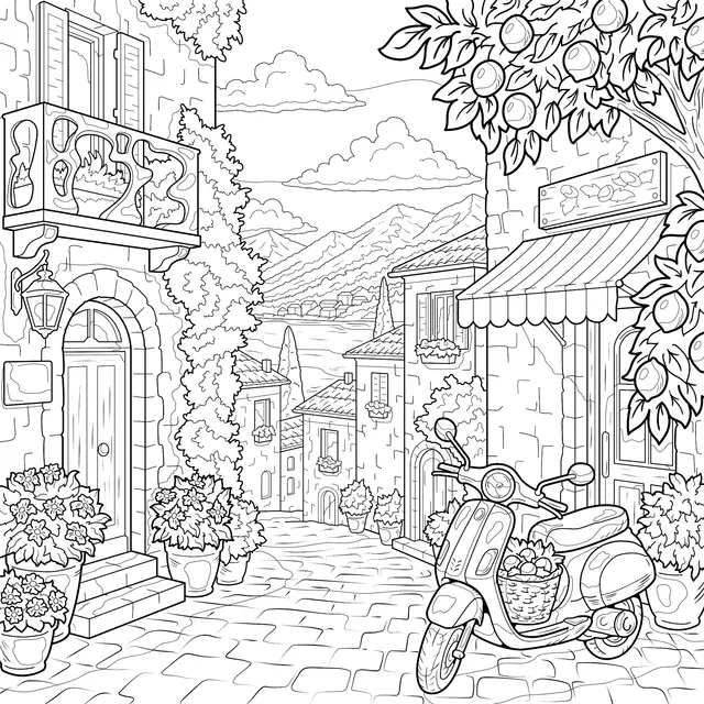Mediterranean - style Street