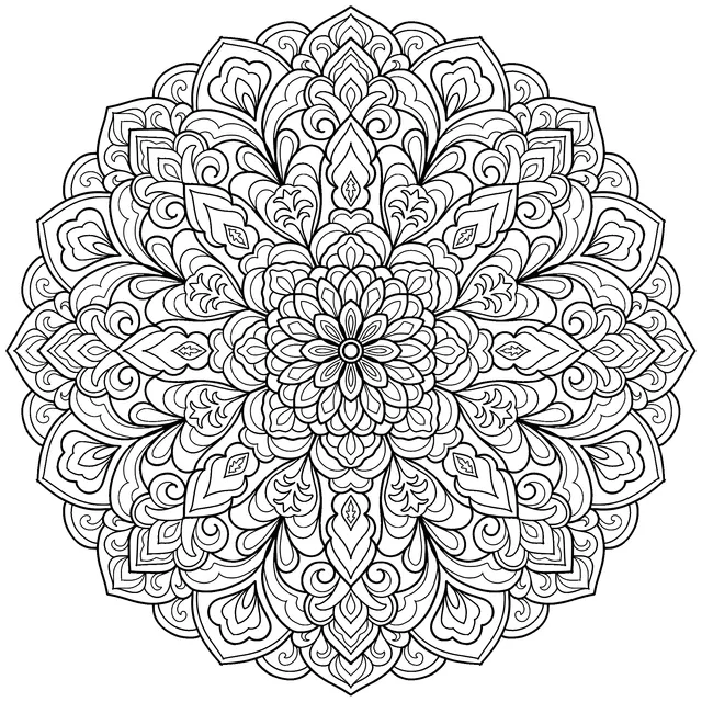 Exquisite Mandala Pattern