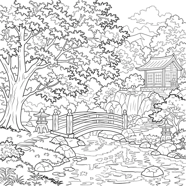 Autumn Japanese Garden