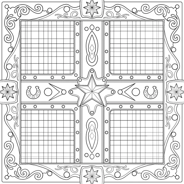 Western Style Decorative Pattern