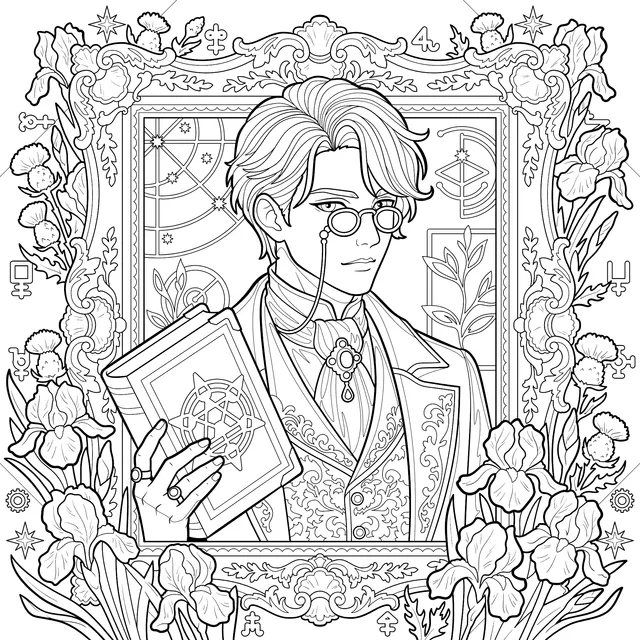 Portrait of Occult Scholar