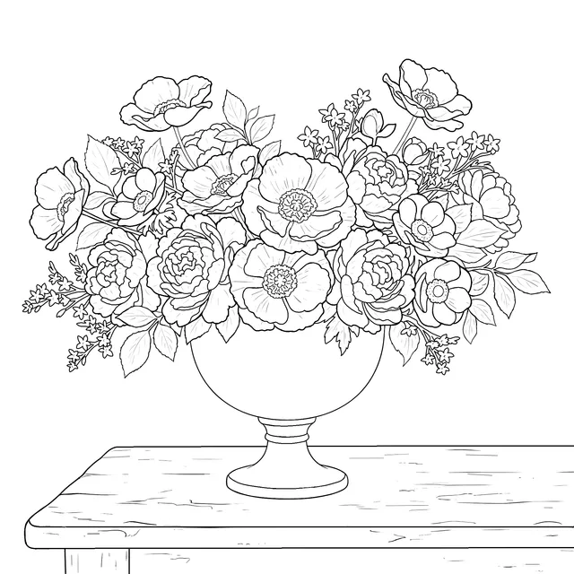 Vintage Vase Bouquet