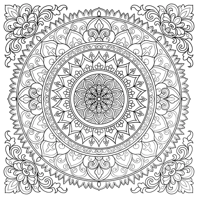Vintage Mandala Pattern