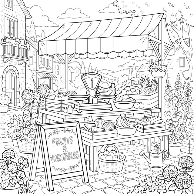 Town Street Fruit Stall