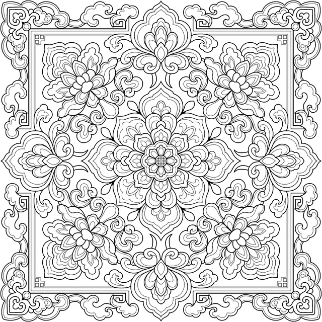 Traditional Chinese Ornamental Pattern