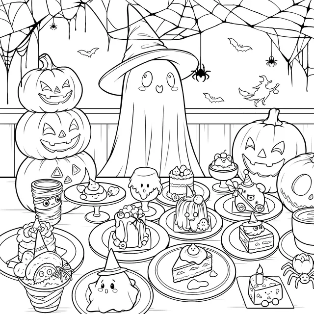 Halloween Ghost Tea Party