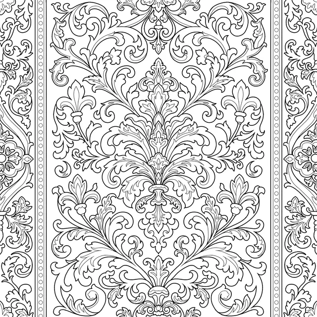 Classic European Scroll Pattern