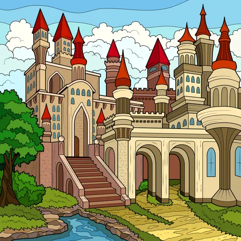 Architecture Coloring Pages