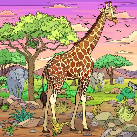 User colored animal